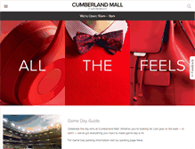 Tablet Screenshot of cumberlandmall.com